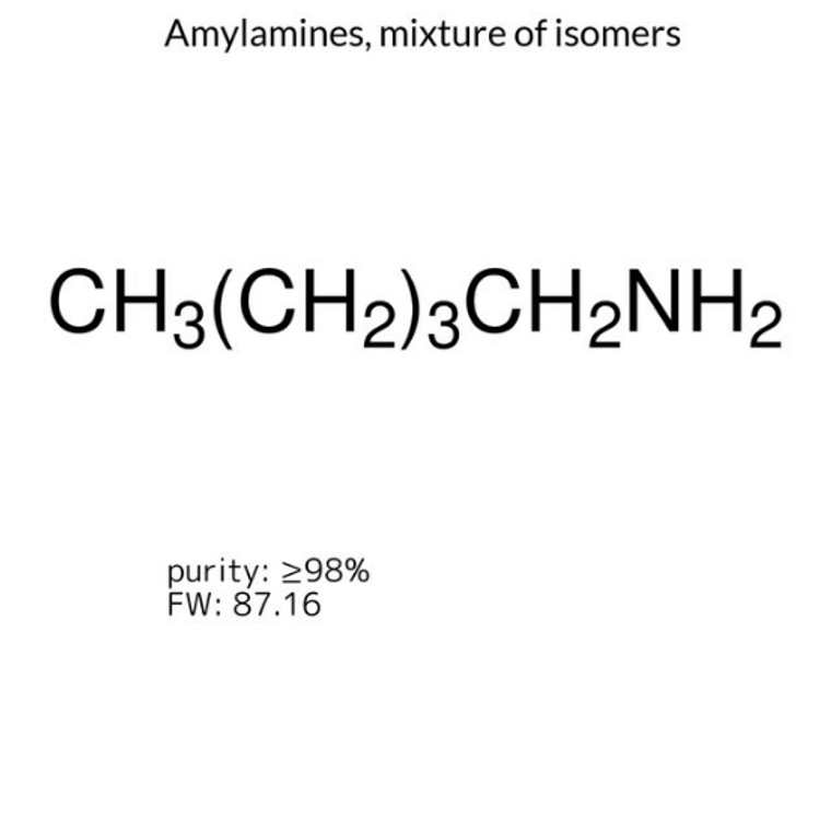 Amylamines, mixture of isomers, 1 X 500 mL (473316-500ML)
