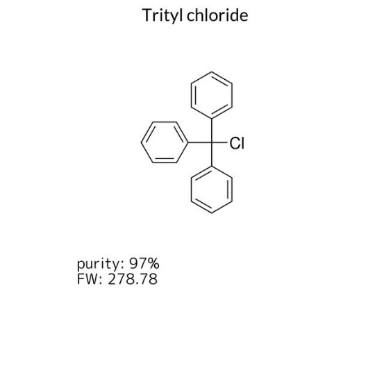 Trityl chloride, 1 X 25 g (T83801-25G)