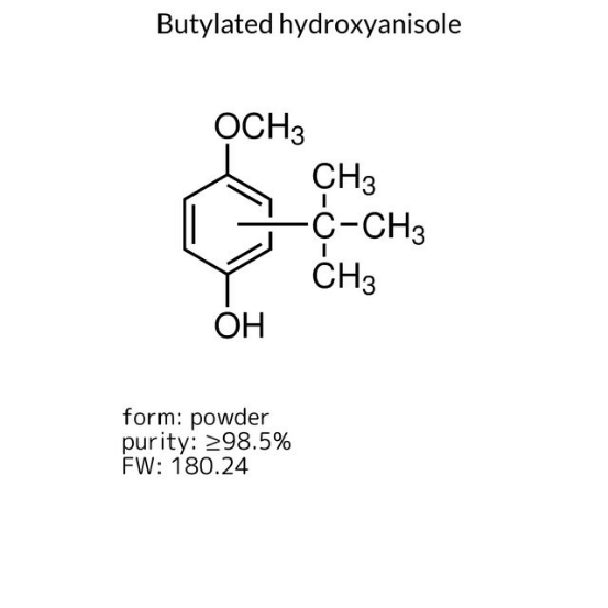 Butylated hydroxyanisole, 1 X 5 g (B1253-5G)