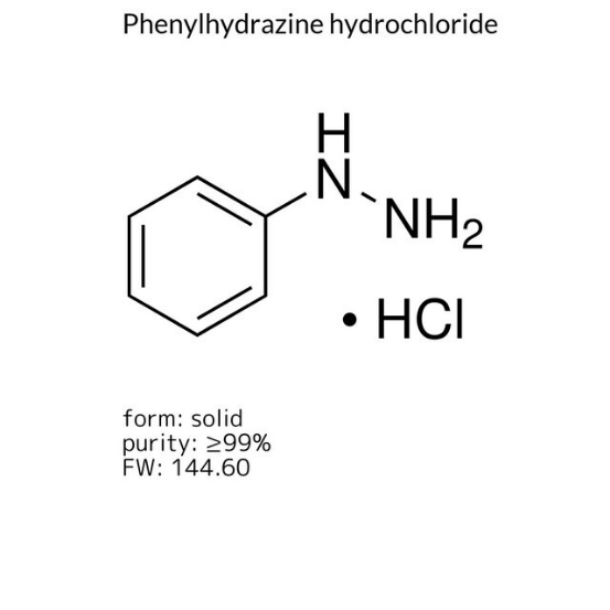 Phenylhydrazine hydrochloride, 1 X 5 g (114715-5G)