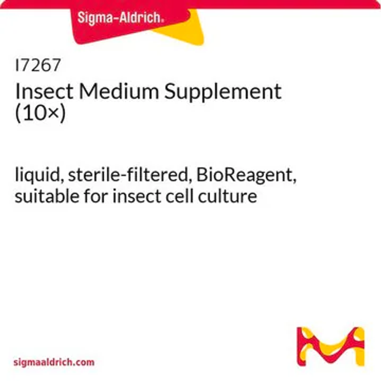 Insect Medium Supplement (10×), 1 X 500 mL (I7267-500ML)
