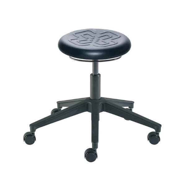 BioFit® Cerex CX Series Reinforced Composite Base Ergonomic Swivel Stools | Standard Components