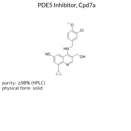 PDE5 Inhibitor, Cpd7a, 1 X 5 mg (5089570001)