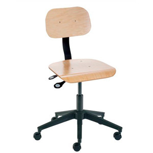 BioFit® Willow Series Wide Aluminum Base Ergonomic Swivel Chair | Standard Components
