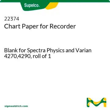 Chart Paper for Recorder, 1 X 1 ea (22374)