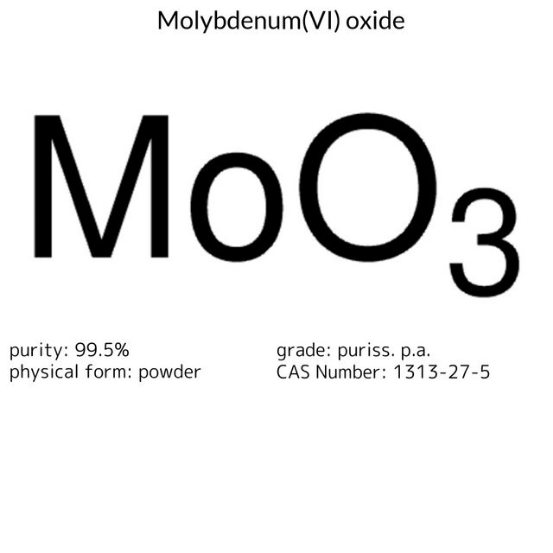 Molybdenum(VI) oxide, 1 X 100 g (69850-100G)