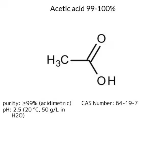 Acetic acid 99-100%, 1 X 25 L (8187559025)