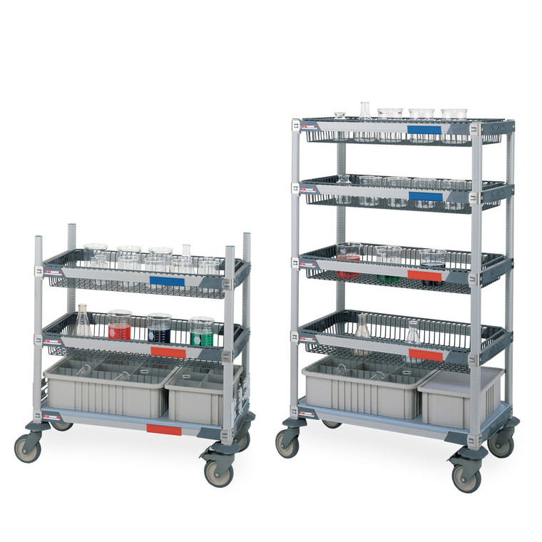 Metro™ GWBX3-1 MetroMax™ i Glassware Basket Carts®, 18" x 36", 40"