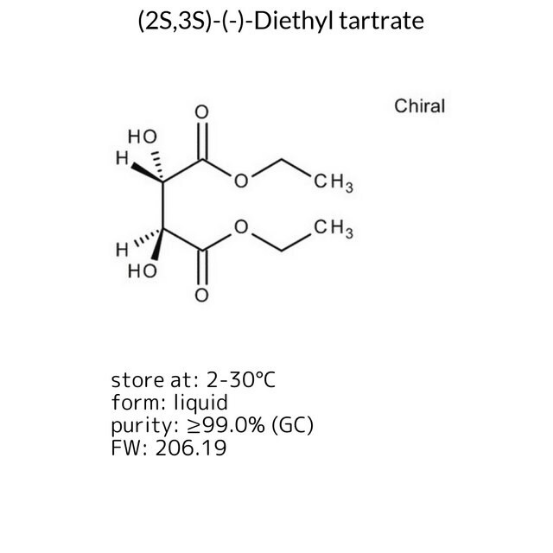 (2S,3S)-(-)-Diethyl tartrate, 1 X 25 mL (8186850025)