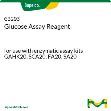 Glucose Assay Reagent, 1 X 20 mL (G3293-20ML)