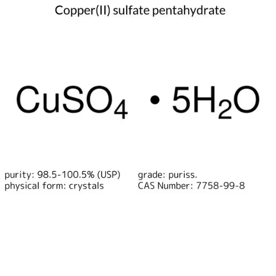 Copper(II) sulfate pentahydrate, 1 X 100 g (12849-100G)