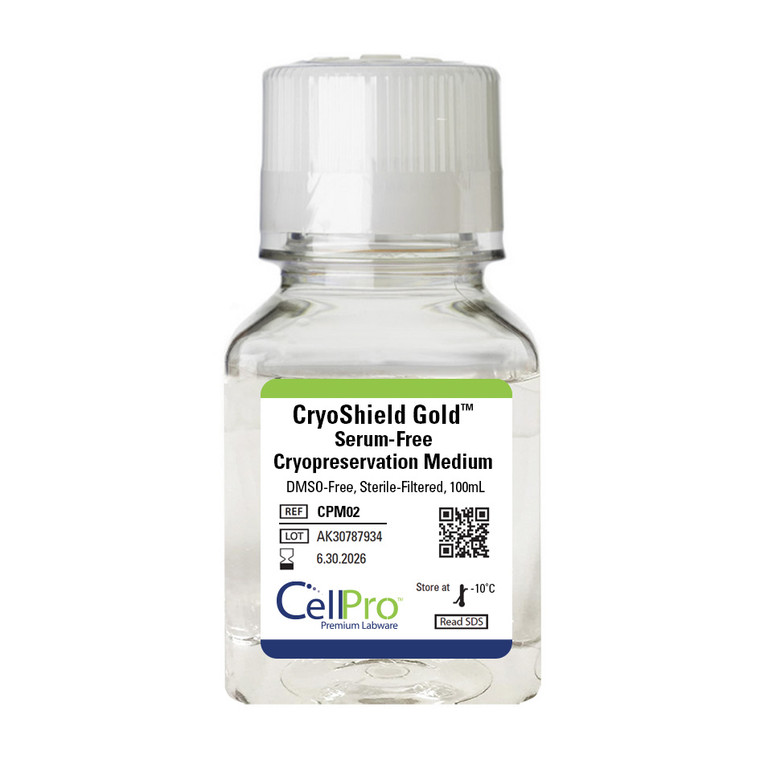 CryoShield Gold™ Serum-Free Cryopreservation Medium, DMSO-Free, Sterile-Filtered, 100mL