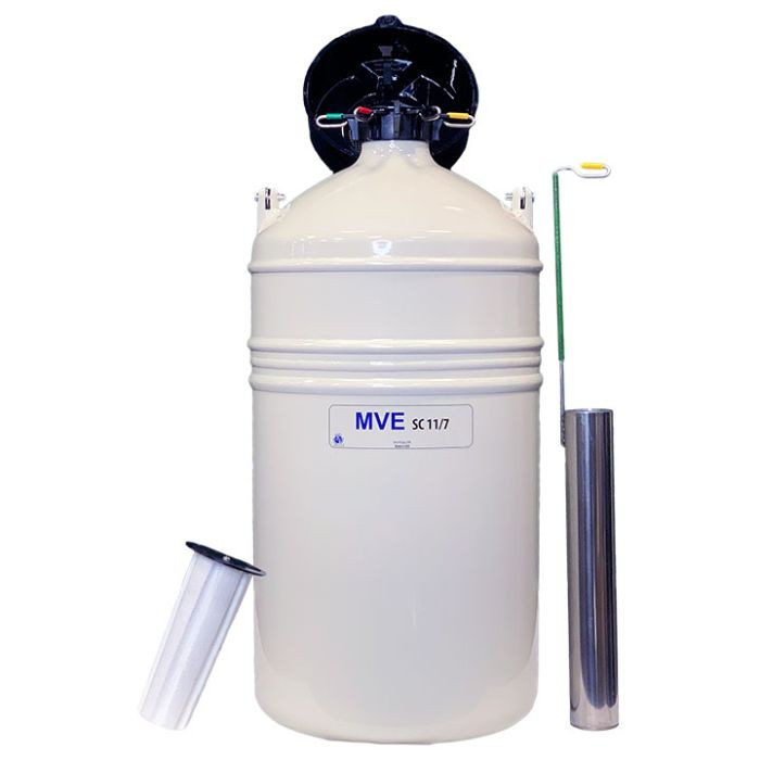MVE® SC 11/7 Cryogenic Dewar (6 Canisters, 879 1/2 cc straws)