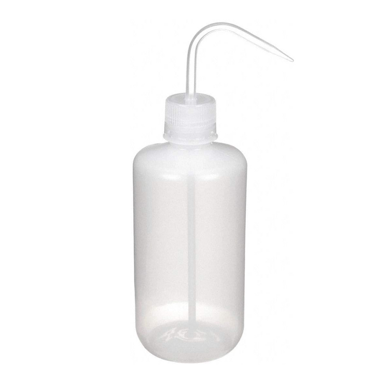 Lab Wash Bottles – Wide Mouth, Jet Tip, PP Closure and PPCO Draw Tube, LDPE Material
