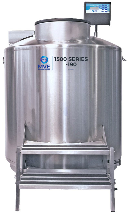 MVE® 1539P-190 LN2 Freezer temp with Full Auto Fill & Gas Bypass (Capacity: 39,200 x 2.0 ml vials)