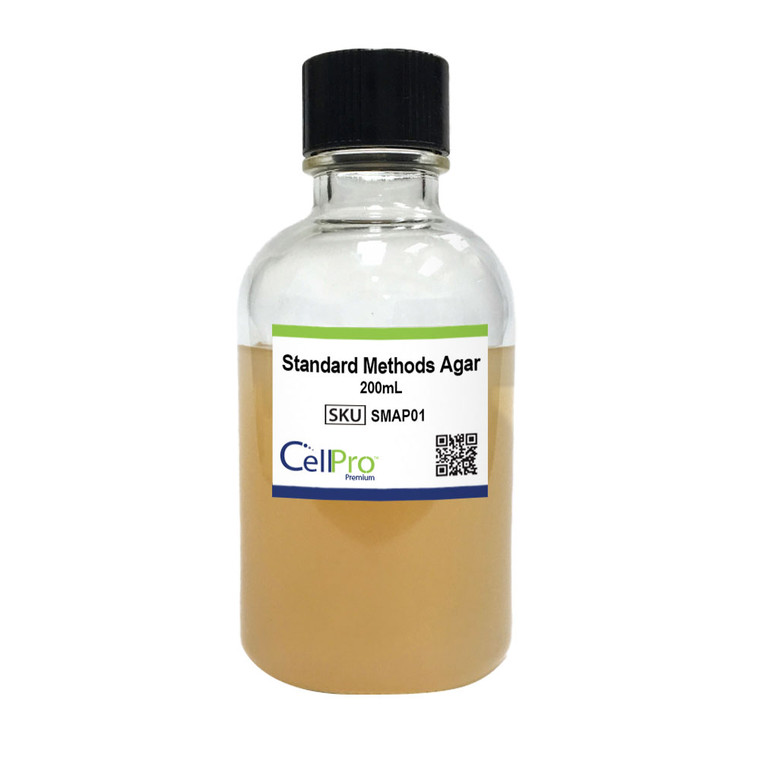 Standard Methods Agar 200mL, 250mL Glass 33-430, 1/Pk