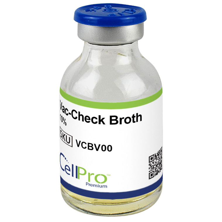 Vac-Check Broth 10 % 10mL, 10mL Vial, 10/Pk
