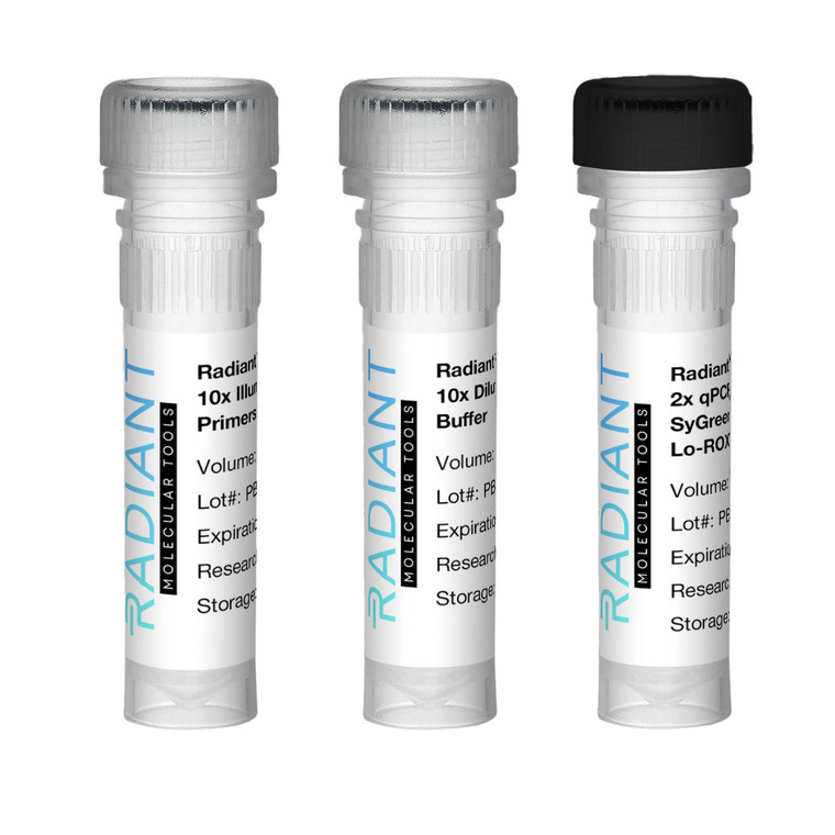Radiant™ Library Quant Kit for Illumina® Lo-ROX, w/ Standards, Primers & Buffer - image 1