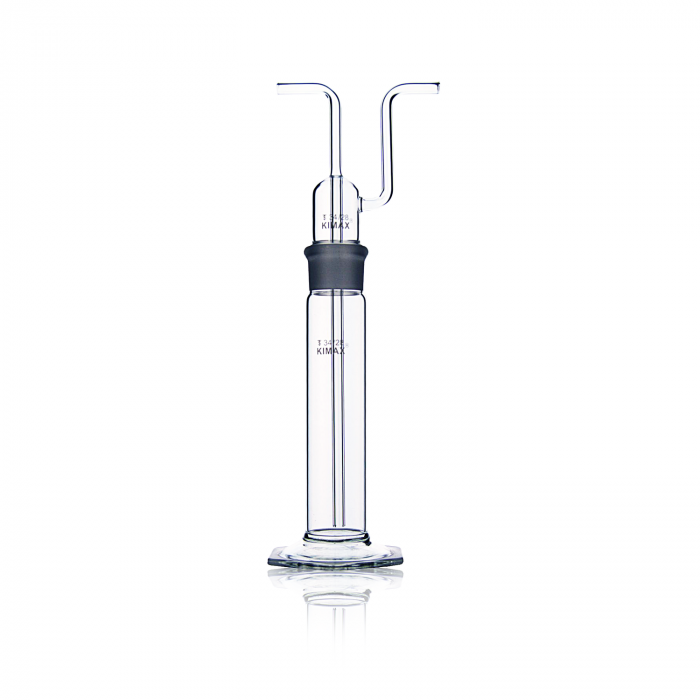 KIMBLE® Tall Form Gas Washing Bottle, with Medium Length Joint, 1/Case