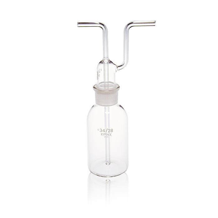 KIMBLE® Short Form Gas Washing Bottle, 250 mL, 1/Case
