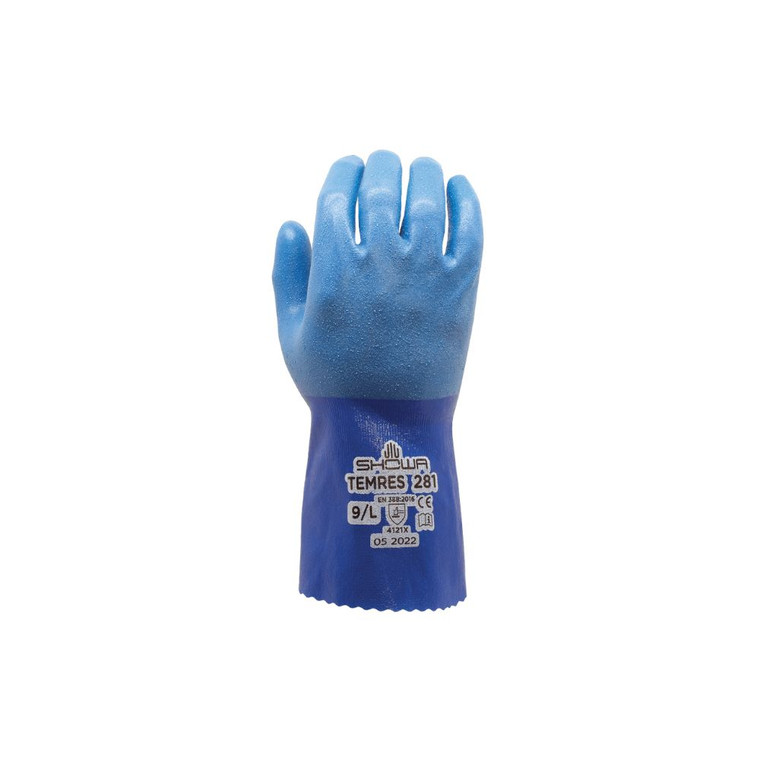 Showa™ TEMRES® 281 Thermal Waterproof 9.5" Gloves with Breathable Liner, 50/Cs