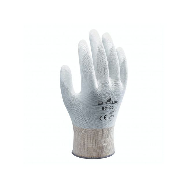 Showa™ BO500W Polyurethane Coated, Synthetic Blend, 11" General Purpose Work Gloves, 144/Cs