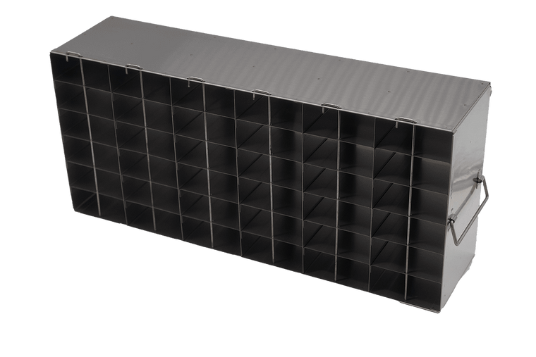 Upright Freezer Rack for SBS Formatted Boxes (Micronic, Fluidx, Abgene), 6x6 configuration, 36 Box Capacity