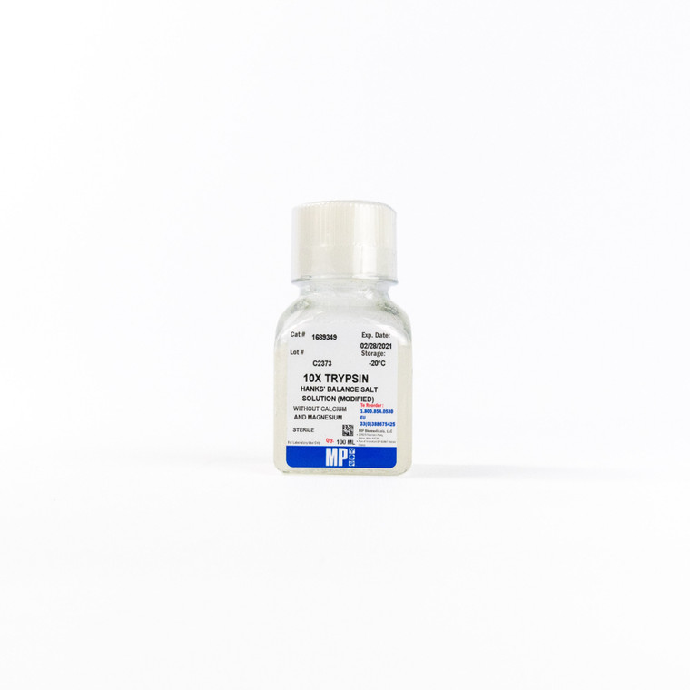 10X Trypsin HBSS Without Calcium and Magnesium, 100 ML