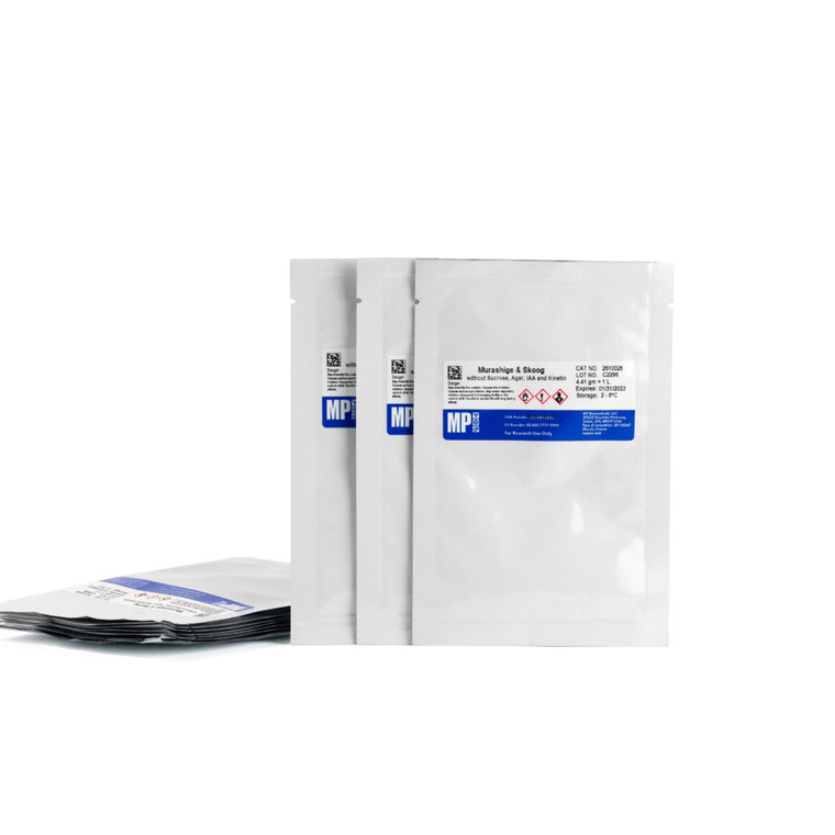 Murashige & Skoog Medium,w/o sucrose, agar, IAA, and kinetin