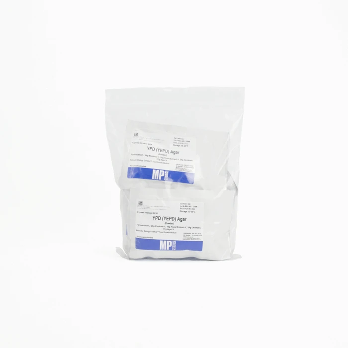 YPD (YEPD) agar (0.5 L pouches), 10 X 0.5 L