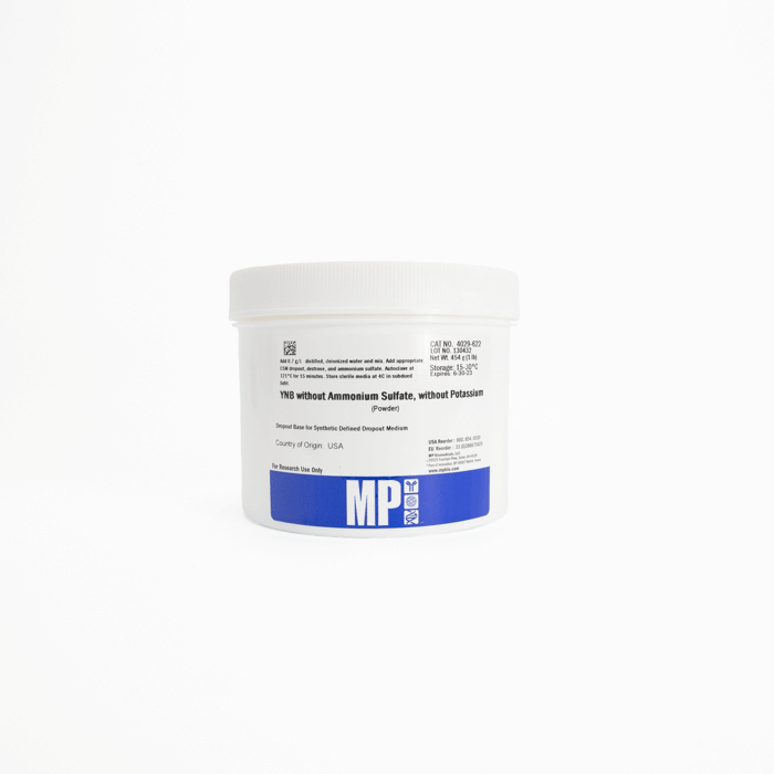 YNB w/o ammonium sulfate, w/o potassium phosphate, 454 G