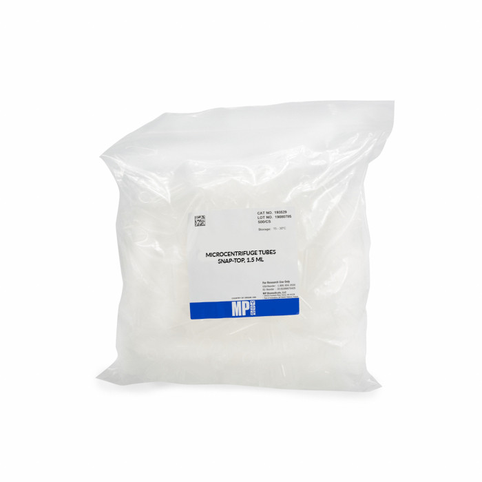 Microcentrifuge Tubes, 1.5mL, Snap-Top, natural, Non-sterile