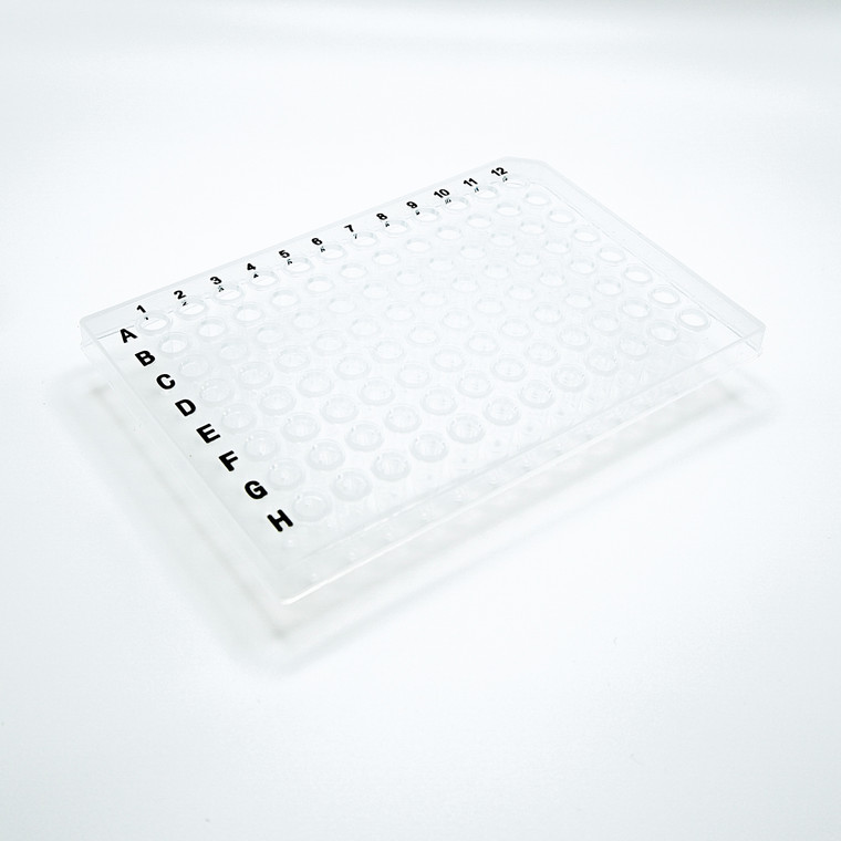 96-well PCR plates, 0.2 mL, with dark letters, 50 PLATES