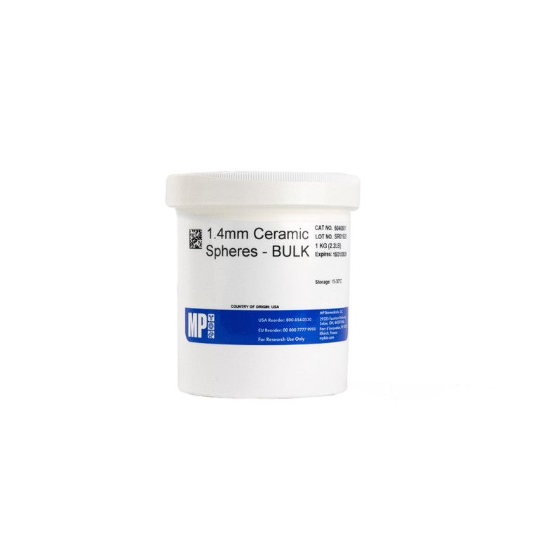 Ceramic Spheres, 1.4 mm, bulk, 1 KG (2.2 LB)