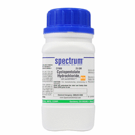 Cyclopentolate Hydrochloride, USP, bioCERTIFIED(TM) | Spectrum Chemical®