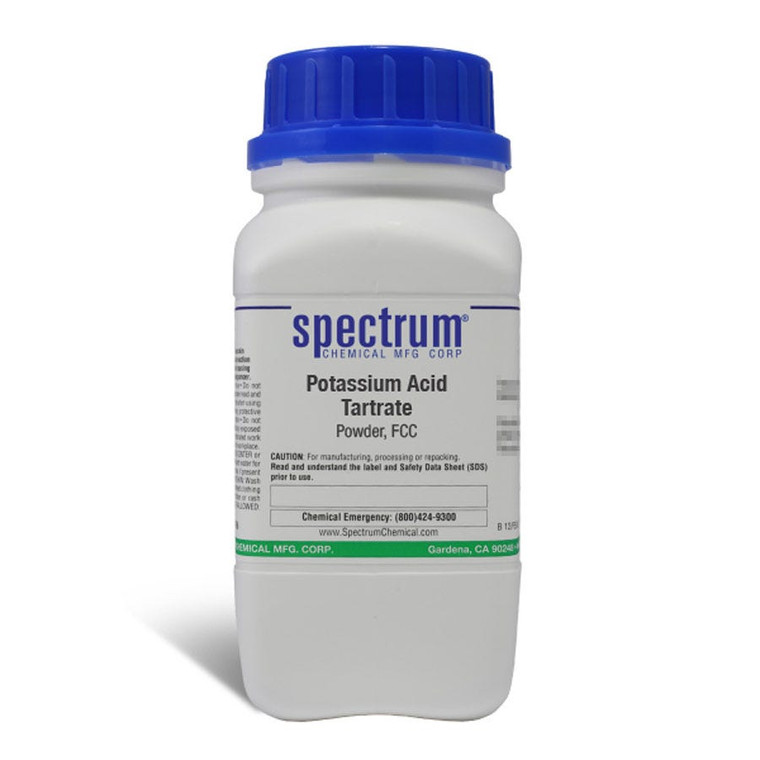 Potassium Acid Tartrate, Powder, FCC | Spectrum Chemical®​​
