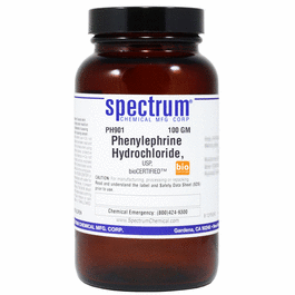 Phenylephrine Hydrochloride, USP, bioCERTIFIED(TM), 100g | Spectrum Chemical®​​