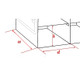 Stainless Steel Upright Freezer Rack for 80 Place Tube Boxes, 8 x 4 Configuration, 32 Box Capacity