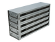 Upright Freezer Drawer Rack for 96 Deep-Well Microtiter Boxes; 5 x 5 Configuration, 25 Box Capacity