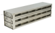 Upright Freezer Drawer Rack for 96 Deep-Well Microtiter Boxes; 6 x 3 Configuration, 18 Box Capacity