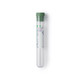 BD® 367874 Vacutainer™ Plus Plastic Heparin Blood Collection Tubes with Sodium Heparin for Plasma Determination, 16 x 100mm, 10mL Draw Volume, Paper Label and Green Conventional Closure, 1000/Case
