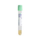 BD® 367962 Vacutainer™ Plus Plastic PST™ Blood Collection Tubes with Polymer Gel and Lithium Heparin Gel for Plasma Separation, 13 x 100mm, 4.5mL Draw Volume, Paper Label and Light Green Hemogard™ Closure, 1000/Case