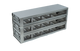 Upright Freezer Rack for SBS formatted boxes, 5x3 configuration