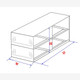 Upright Freezer Drawer Rack for 0.2mL Tube 96-Well PCR Boxes, 4x2 configuration