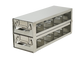Upright Freezer Drawer Rack for 0.2mL Tube 96-Well PCR Boxes, 4x2 configuration