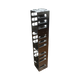Aluminum Freezer Racks for 2" Standard Boxes, Vertical Configuration, 14 Box Capacity