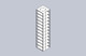 Aluminum Freezer Racks for 2" Standard Boxes, Vertical Configuration, 12 Box Capacity