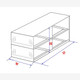 Upright Freezer Rack for 100- Place Slide Boxes, 3 x 4 Configuration, 12 Box Capacity, view 2