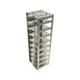 Vertical Rack for 50-Cell 1.5 ml Microtube Boxes, Holds 18 boxes