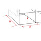 Upright Stainless Steel Freezer Rack for 2" Polycarbonate Boxes, 4x6 Configuration, 24 Box Capacity